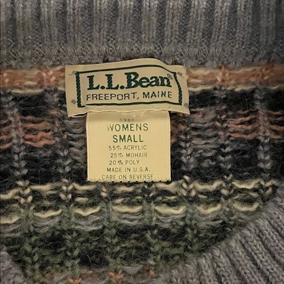 L.L. Bean Multicolor Patterned Cardigan - Picture 2 of 5